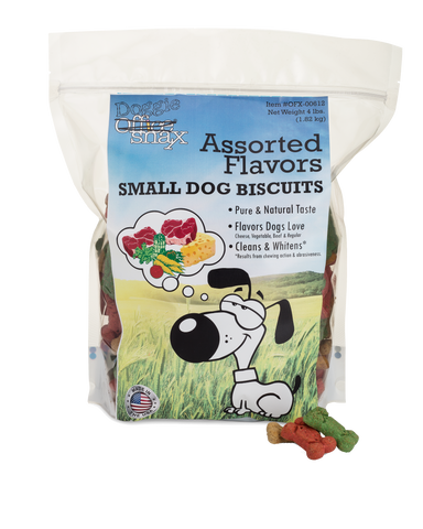 Doggie Snax - Small Asst'd - (6) 4# bags/case