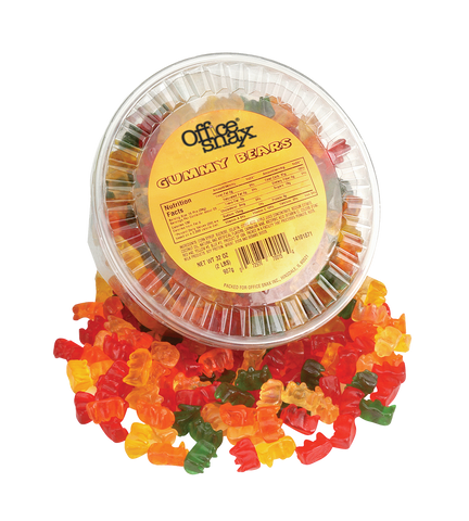 Gummy Bears - (12) 2 lb tubs/case