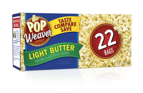 Lt. Butter Popcorn - (6) 22 pks per case