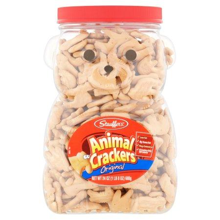 Stauffers Bear-Shaped Animal Crackers - (12) 24 oz tubs/case