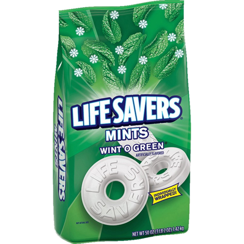 Wint-o-Green Lifesaver - (6) 3.12 lb bags/case