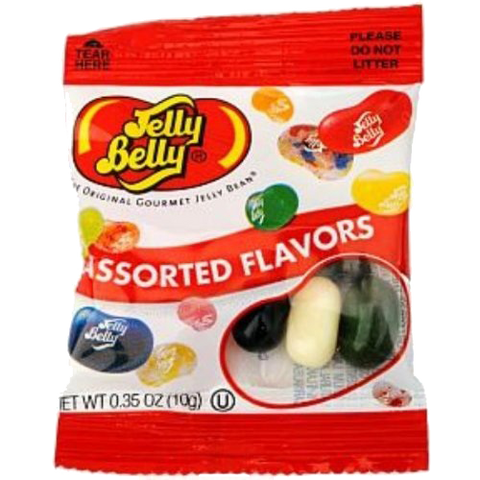 Jelly Belly BULK 0.35 oz Assorted Flavor Bags - (300) bags/case