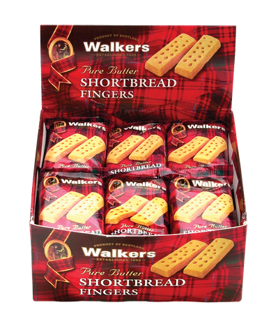Walkers Shortbread Fingers 2 pk - (6) 24 pk boxes/case