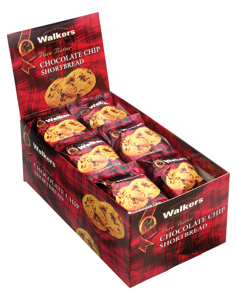 Walkers Chocolate Chip Rounds 2 pk - (6) 24 pk boxes/case – Office Snax