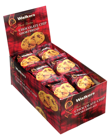 Walkers Chocolate Chip Rounds 2 pk - (6) 24 pk boxes/case